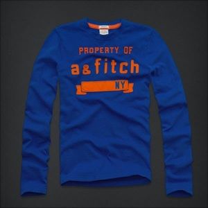 NWT Abercrombie kids a&f kids classic logo tee